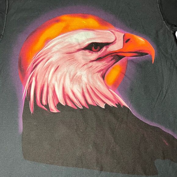 Travis Scott Birds In The Trap Birds Eye View Tour Eagle Black T-Shirt Men Small - Picture 6 of 6